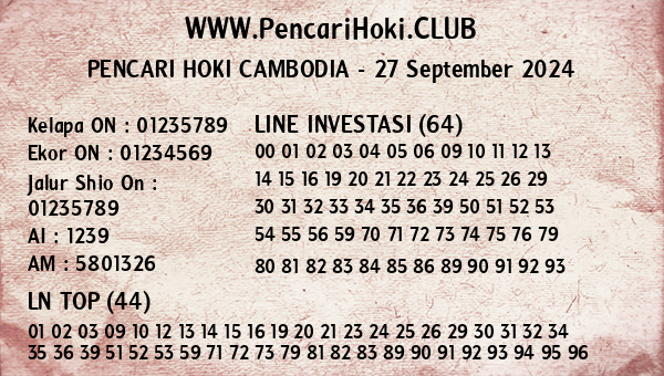 Prediksi Cambodia