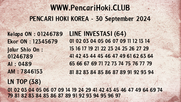 Prediksi Korea