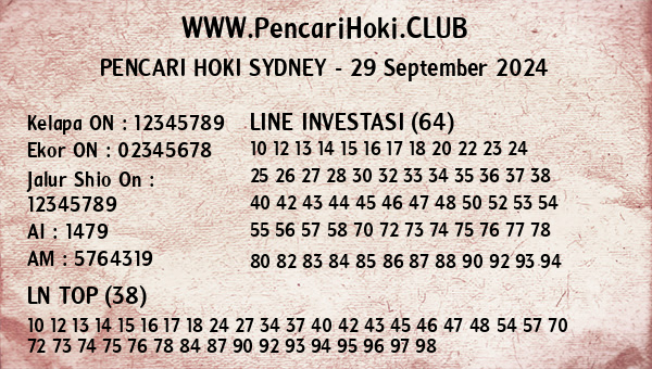 Prediksi Sydney